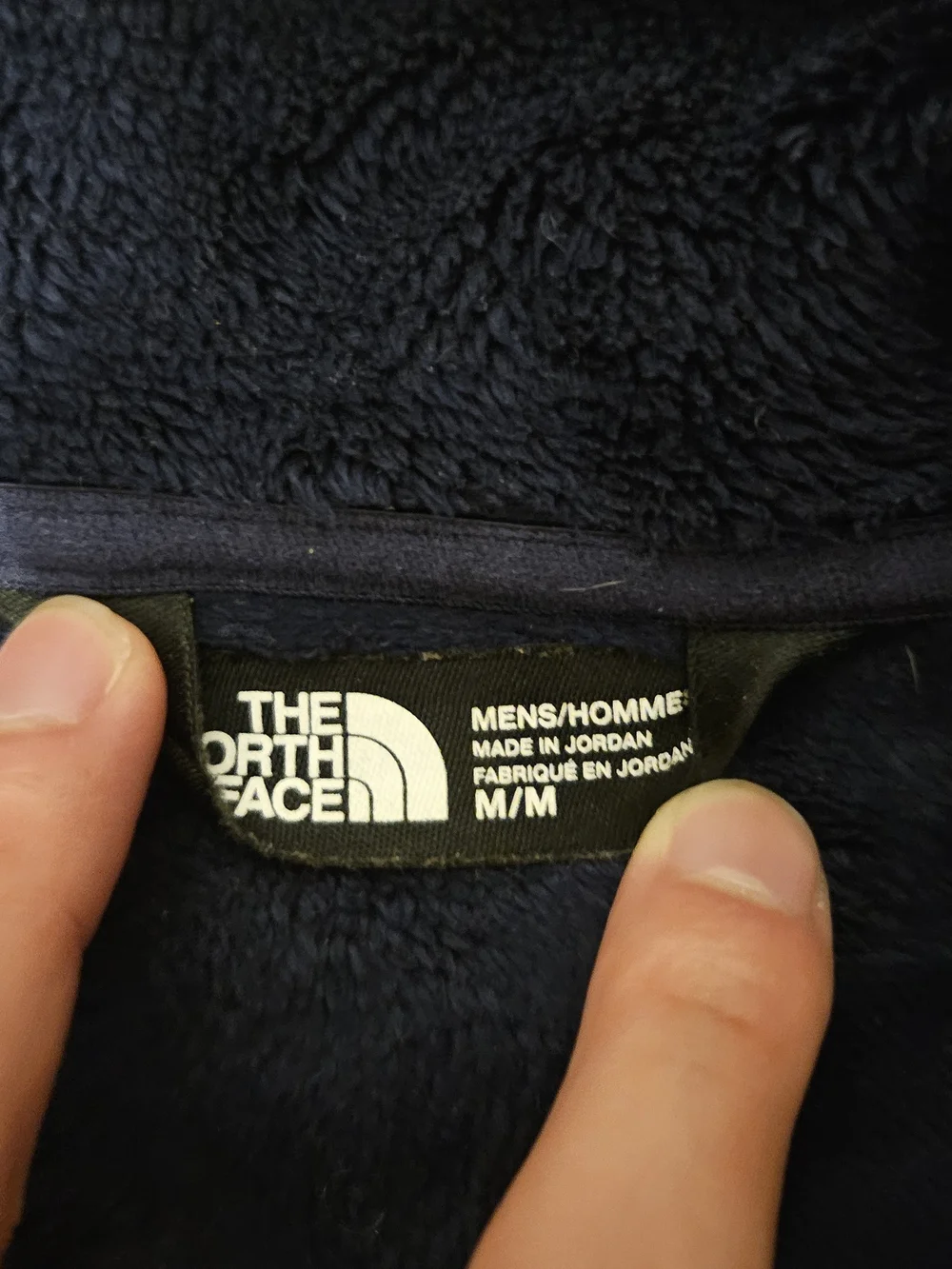 The North Face Men's Navy Full-Zip Softshell Jacket